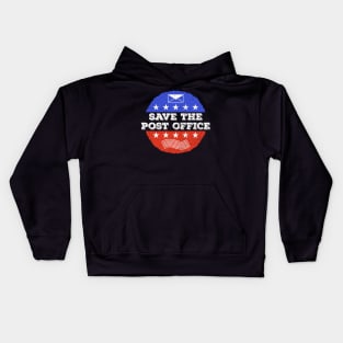 Retro Vintage Save The Post Office Kids Hoodie